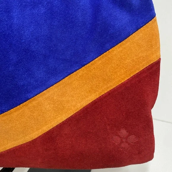 Patricia Nash Suede & Leather Colorblock Bag - Picture 4 of 16